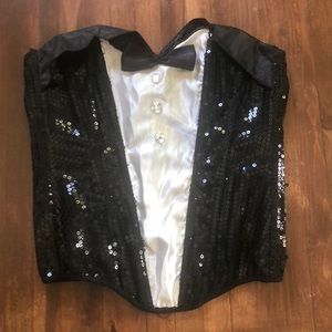 Leg Avenue Tuxedo Corset